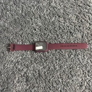 NWOT purple tempered glass cases watch strap